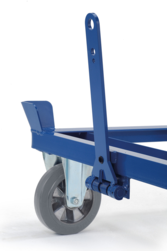 Rollcart Drawbar and coupling for pallet chassis