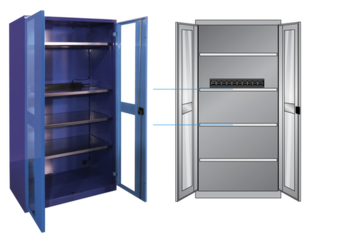 Thurmetall Electric hinged door wardrobe