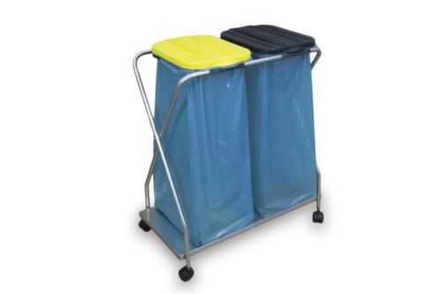 Bin bag stand with up to 3 collection units