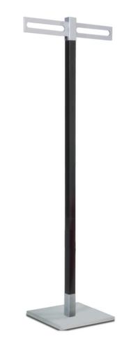 Coat rack Montana, silver/anthracite