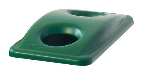 Rubbermaid Recyclables collector Slim Jim® with ventilation ducts