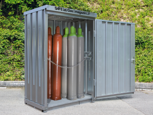 Gas cylinder storage