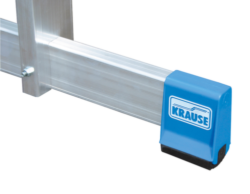 Krause Four-section multi-purpose folding ladder STABILO® Professional, 4 x 4 Profiled rungs