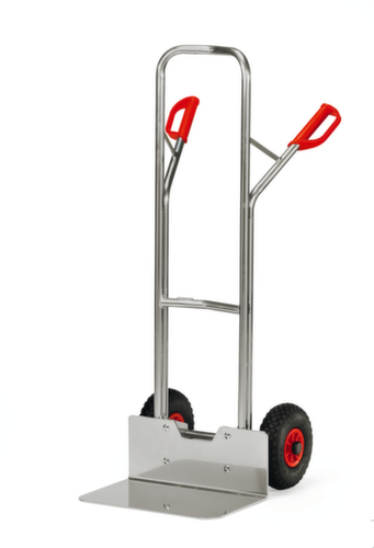 fetra Aluminum box truck with extra large shovel, load capacity 200 kg, Air tires