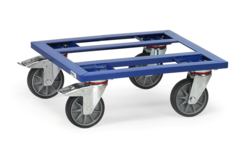 fetra Transport trolley KF 5 with open angle frame, load capacity 400 kg, TPE tires
