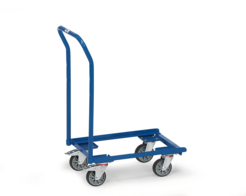 fetra Transport trolley for Euronorm containers with push handle, Load capacity 250 kg