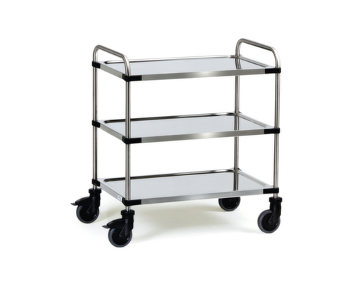 fetra Stainless steel shelf trolley