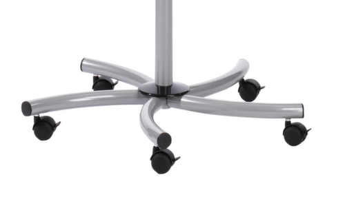 Franken Mobile flipchart Pro Mobil with paper holder, height 1630 - 1950 mm