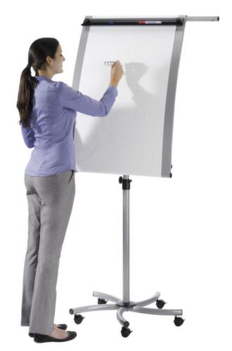 Franken Mobile flipchart Pro Mobil with paper holder, height 1630 - 1950 mm