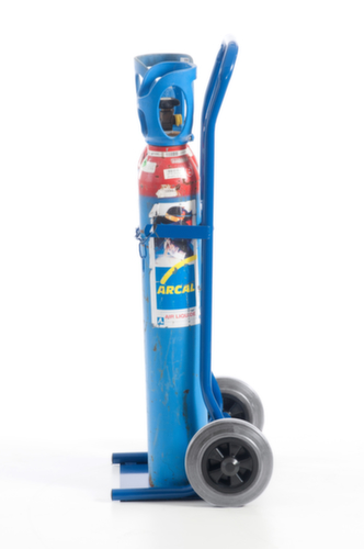 Rollcart Bottle trolley, for 2x10 l bottle, TPE tires