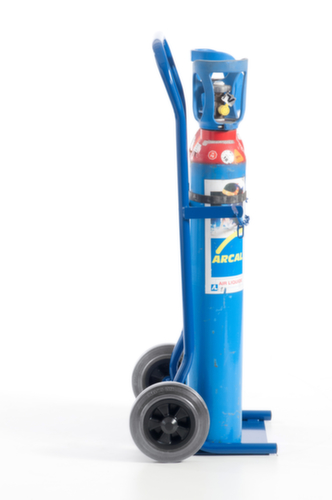 Rollcart Bottle trolley, for 2x10 l bottle, TPE tires