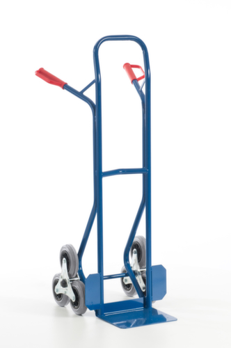 Rollcart 3-star stair truck, load capacity 150 kg, bucket width 300 mm, TPE tires