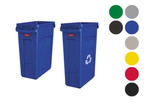 Rubbermaid Recyclables collector Slim Jim® with ventilation ducts