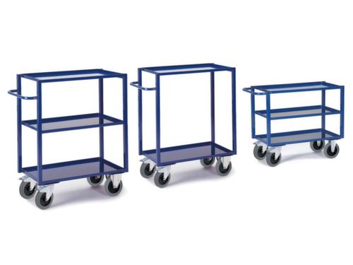 Rollcart Table trolley with tray shelves
