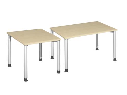 Gera Height-adjustable desk Milano with 4-legged frame