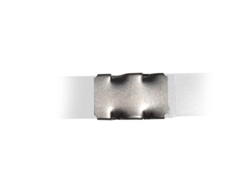 Sealing sleeves for steel strapping