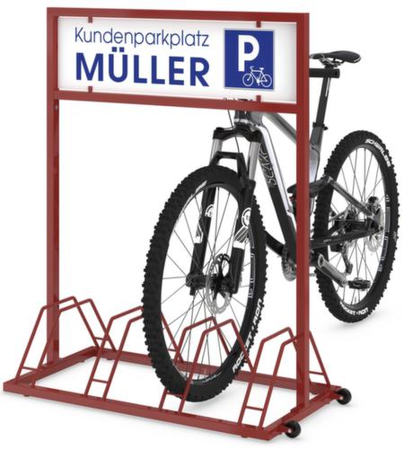 Bicycle stand EW 7004 with advertising space