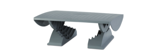 Tiltable footrest with studs