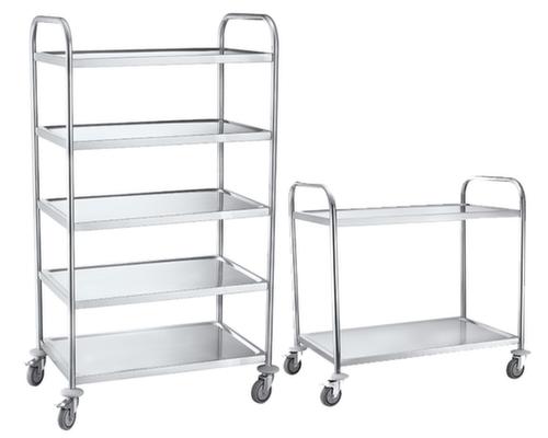 UDOBÄR Stainless steel serving trolley