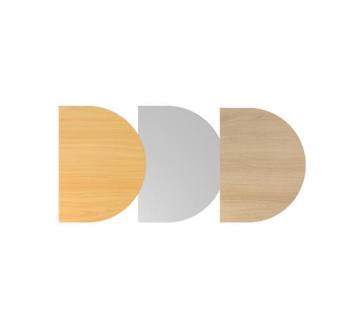 Semicircular add-on table XB-Serie