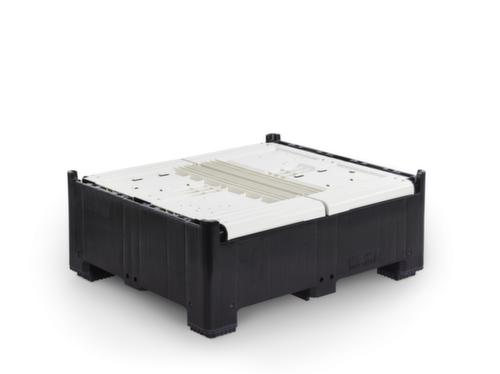 Pallet box High Cube with removal flap
