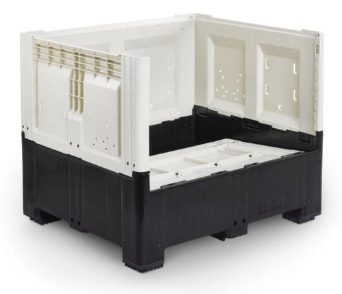 Pallet box High Cube with removal flap