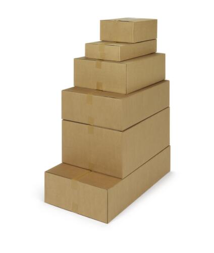 Corrugated cardboard folding box 1-wall