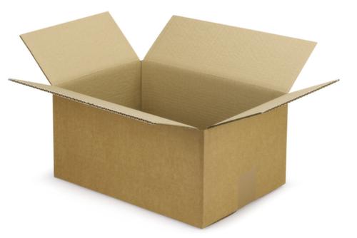 Corrugated cardboard folding box 1-wall