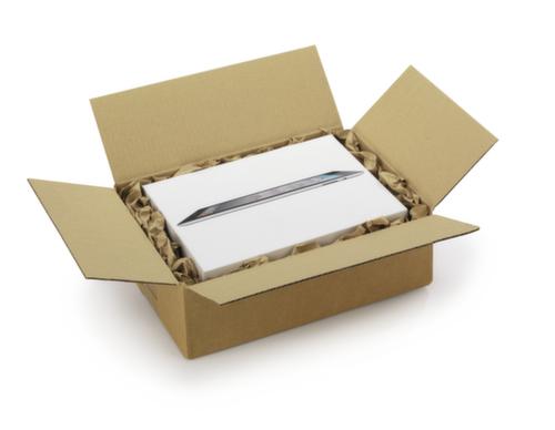 Corrugated cardboard folding carton 1-wall