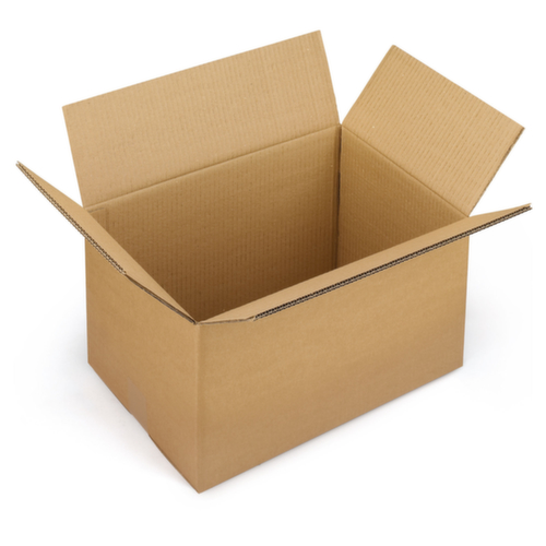 Corrugated folding carton 2-wall