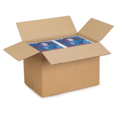 Corrugated cardboard folding box 1-wall