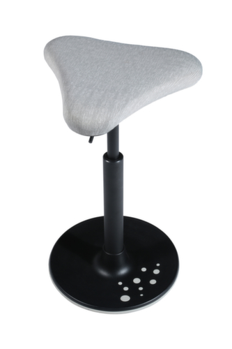 Topstar Sitting/standing aid Sitness H1 with triangle seat, seat height 570 - 770 mm, seat gray