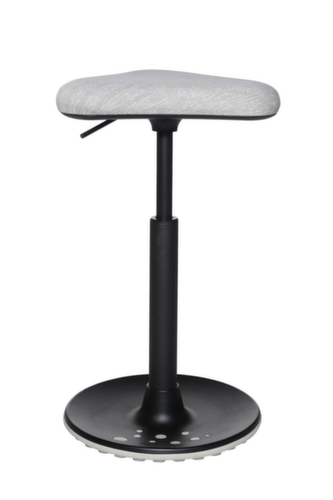 Topstar Sitting/standing aid Sitness H1 with triangle seat, seat height 570 - 770 mm, seat gray