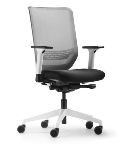 Dauphin Office swivel chair with mesh backrest