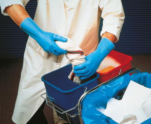 Chemical protective gloves Jersette, Latex, size 7 - 7,5