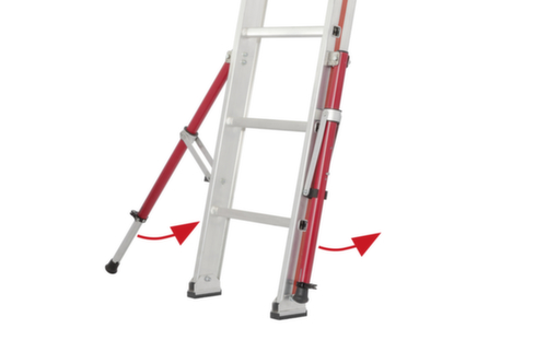 Hymer Three-part rope access ladder