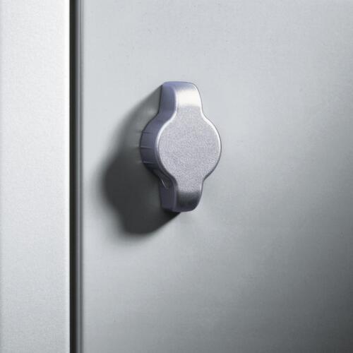 C+P Locker wardrobe Classic light gray with up to 20 compartments