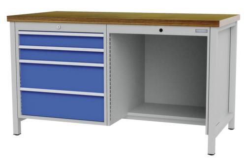 Bedrunka + Hirth Workbench with frame in many colors and different tops