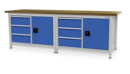 Bedrunka + Hirth Workbench with frame in many colors and different tops