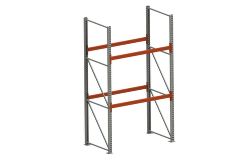 META Pallet rack MULTIPAL for 6 pallets, 1825 mm wide, 3 storage levels