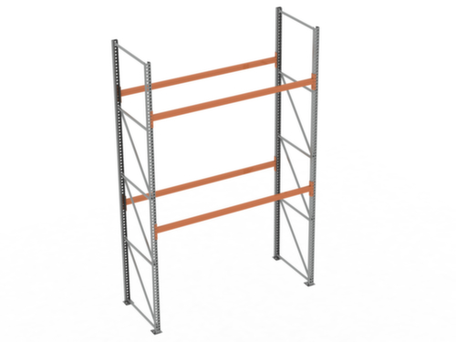 META Pallet rack MULTIPAL for 9 pallets, 2870 mm wide, 3 storage levels