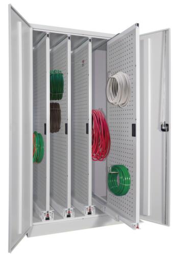 PAVOY Vertical cabinet light gray with practical features