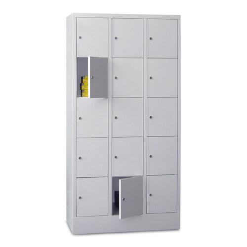 PAVOY Locker block Basis light gray with up to 20 compartments