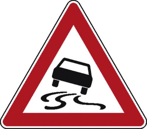 Skid hazard sign SafetyMarking® according to StVO