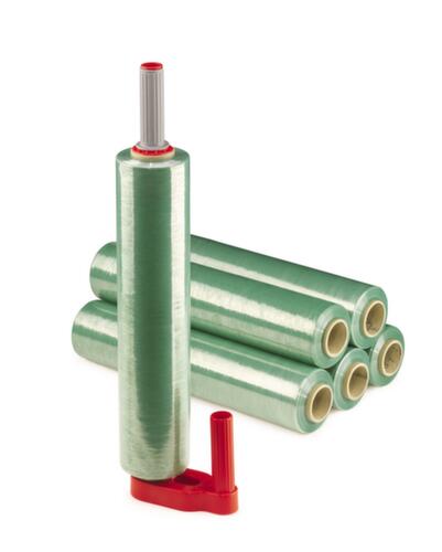 Environmentally friendly stretch film set with 6 rolls and dispenser