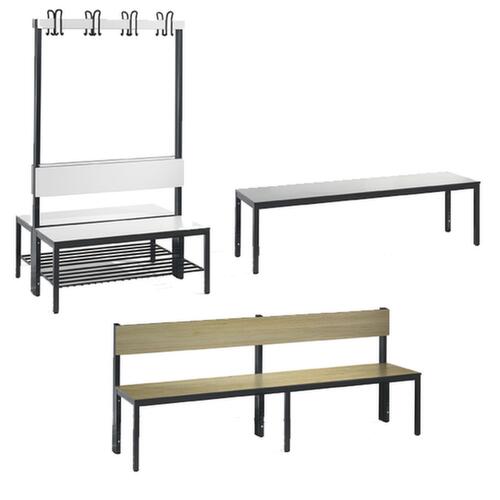 C+P Changing room bench Basic Plus for damp rooms