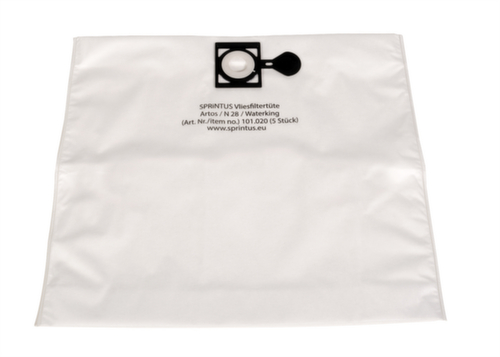 Fleece filter bag for wet and dry vacuum cleaners