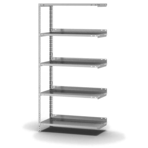 hofe Screw-on file shelving add-on bay with cover shelf