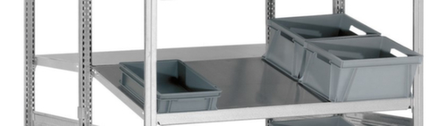 hofe Straight and sloping shelves for kanban racking