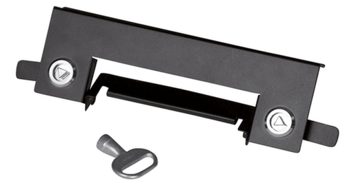 Locking system for recyclables collectors
